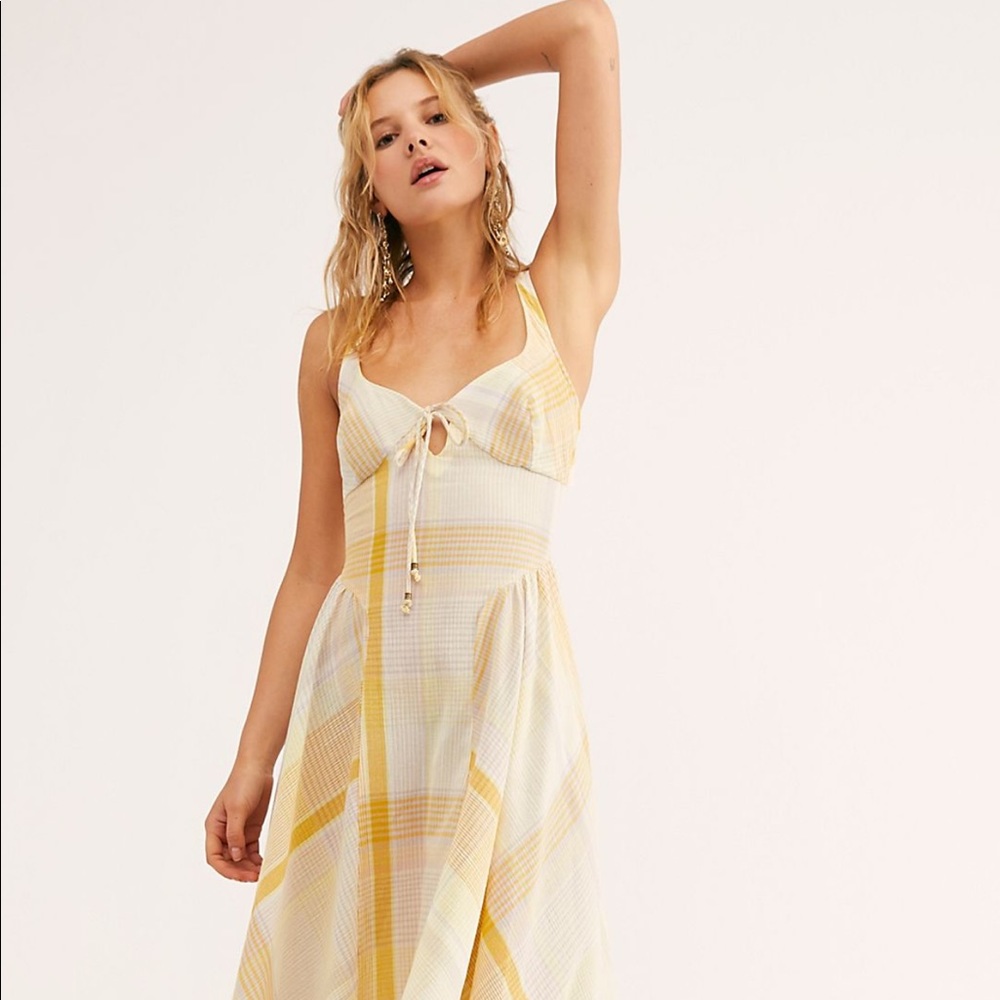 NWT Free People All Tied Up Midi Dress Sz 10